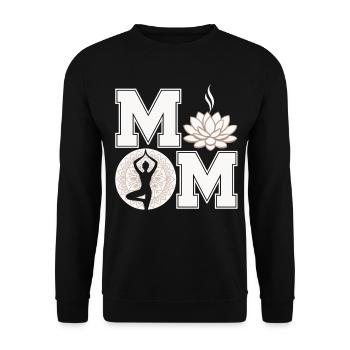 Yoga 12 - Unisex Pullover - Schwarz - Vorne - Alina (178cm) & Michal (187cm)
