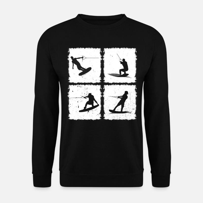 Wakeboarder Wakeboard Wakeboarder Wakesurf - Sweat-shirt Unisexe - noir