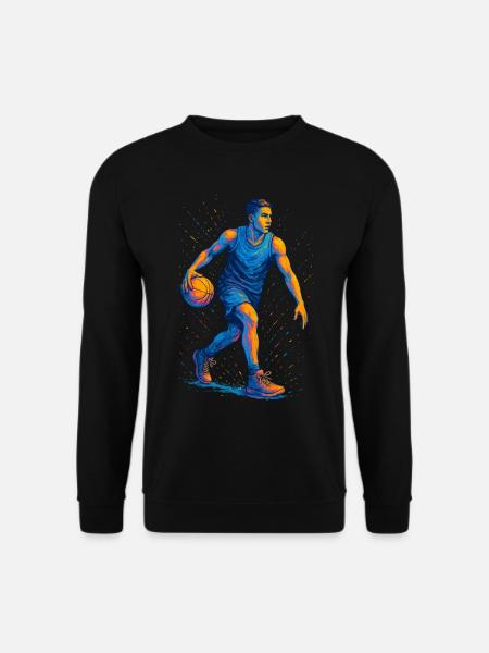 Basketball Basketball Player Basketball Player Man - Unisex Sweatshirt - black