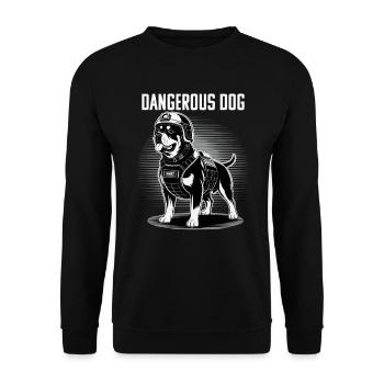 Chiens Rottweiler Amoureux des chiens Rottweiler - Sweat-shirt Unisexe - noir - Devant - Alina (178cm) & Michal (187cm)