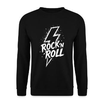 Rock 'n' Roll Blitz - Sweat-shirt Unisexe - noir - Devant - Alina (178cm) & Michal (187cm)