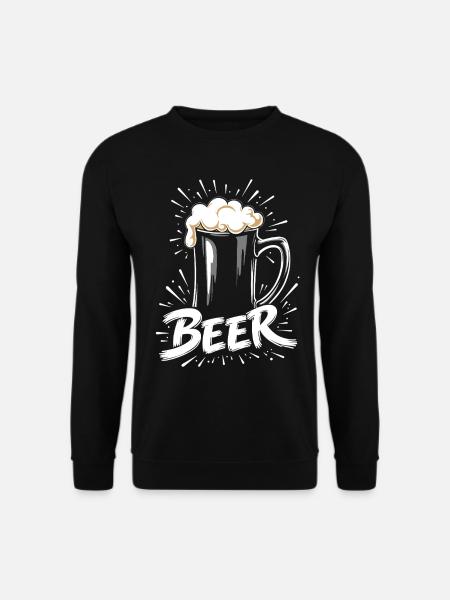 Beer Mug - Unisex Sweatshirt - black