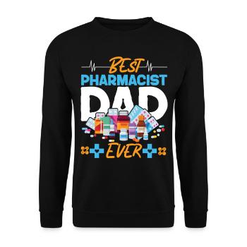 Pharmacy Tech Technician - Unisex Pullover - Schwarz - Vorne - Alina (178cm) & Michal (187cm)