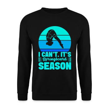 Plongeoir - Sweat-shirt Unisexe - noir - Devant - Alina (178cm) & Michal (187cm)