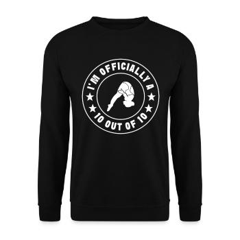 Diving diving board - Unisex Sweatshirt - black - Front - Alina (178cm) & Michal (187cm)