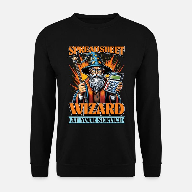 Comptabilité Tableur Assistant Comptable Vérificateur - Sweat-shirt Unisexe - noir