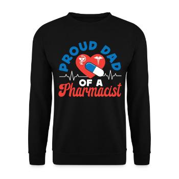 Pharmacy Tech Technician - Unisex Sweatshirt - black - Front - Alina (178cm) & Michal (187cm)