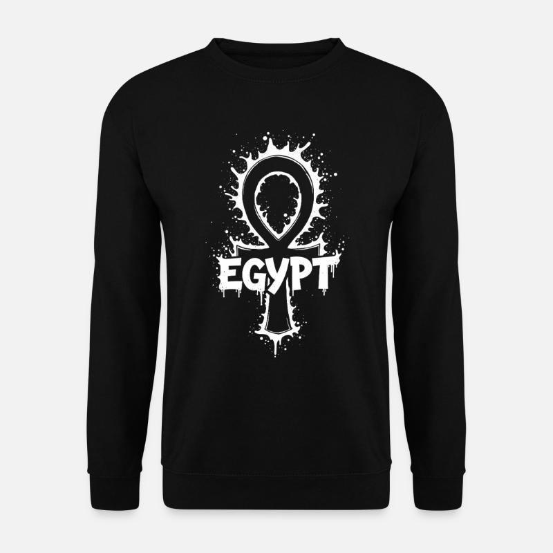 Egypt Ankh Splash - Unisex Sweatshirt - black