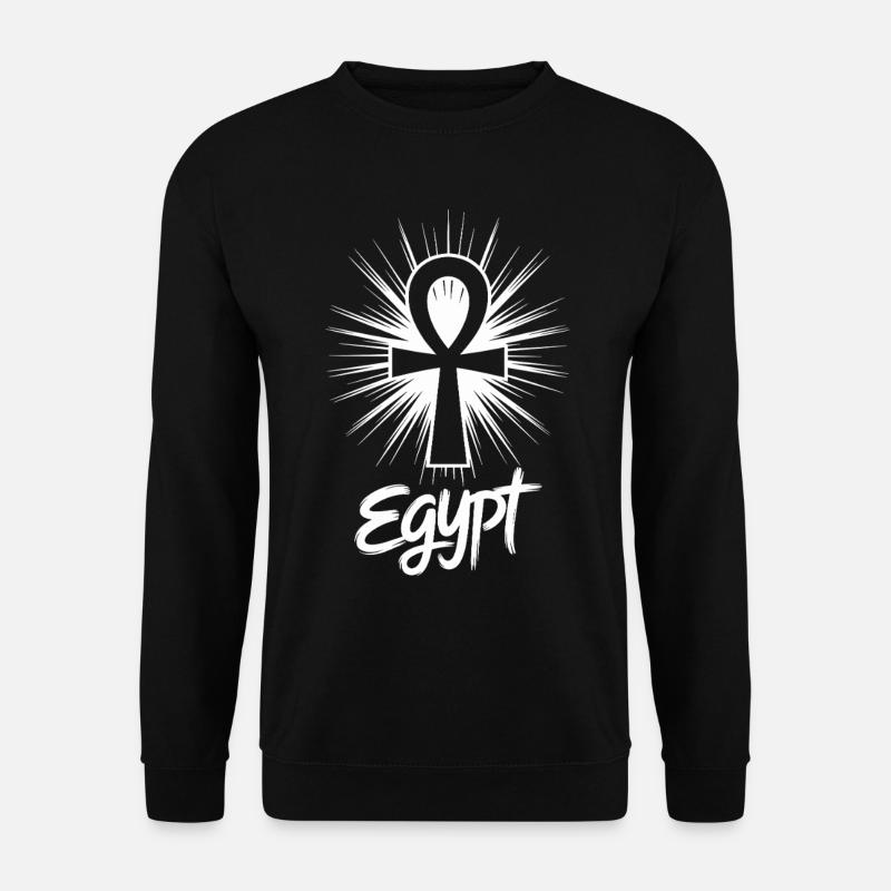 Égypte Ankh Symbole Splash - Sweat-shirt Unisexe - noir