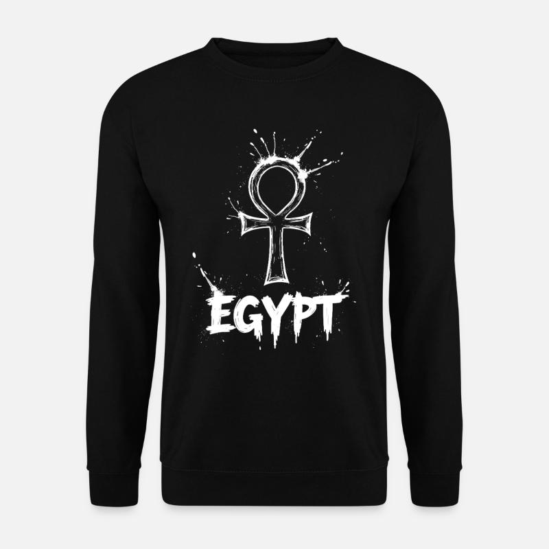 Égypte Ankh Symbole Splash - Sweat-shirt Unisexe - noir