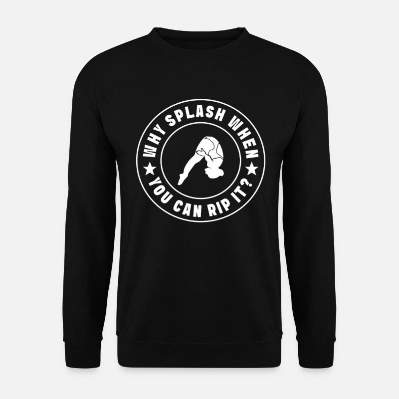 Diving diving board - Unisex Sweatshirt - black