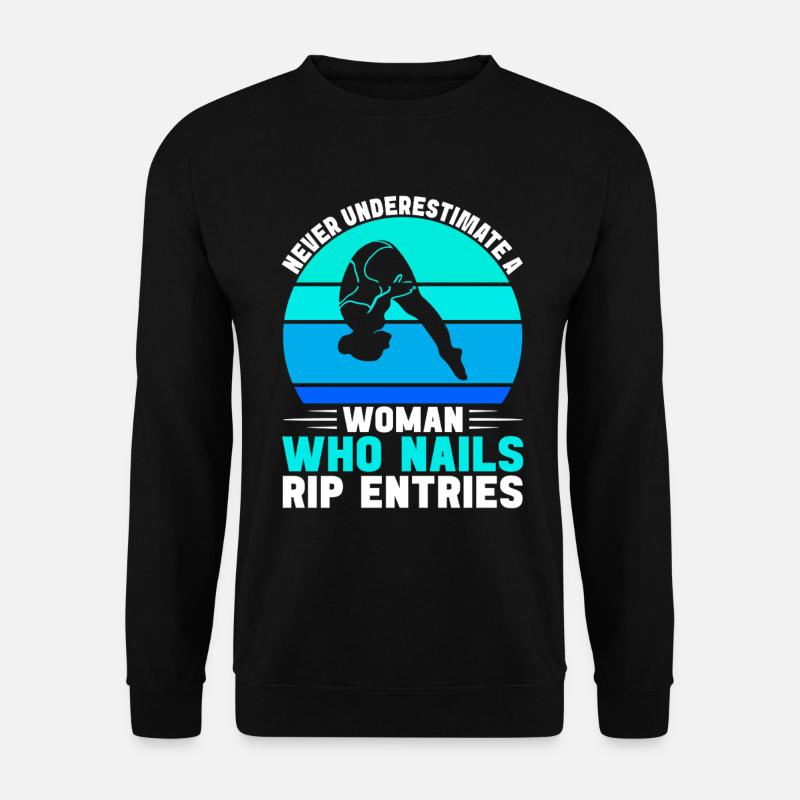 Diving diving board - Unisex Sweatshirt - black