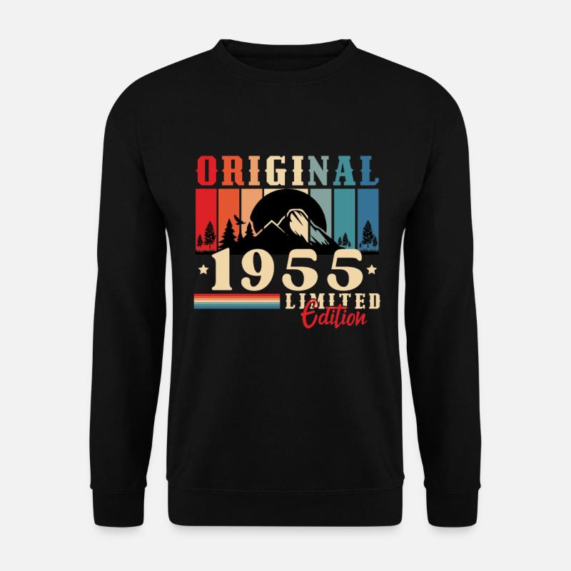 Original 1955 Jahrgang | 1955 Geburtstagsgeschenk - Unisex Pullover - Schwarz