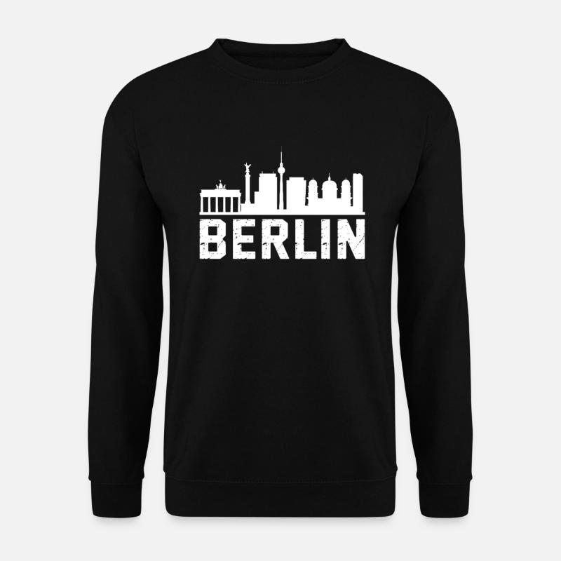 Berlin Skyline - Unisex Pullover - Schwarz