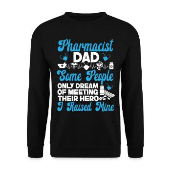Pharmacy Tech Technician - Unisex Sweatshirt - black - Front - Alina (178cm) & Michal (187cm)