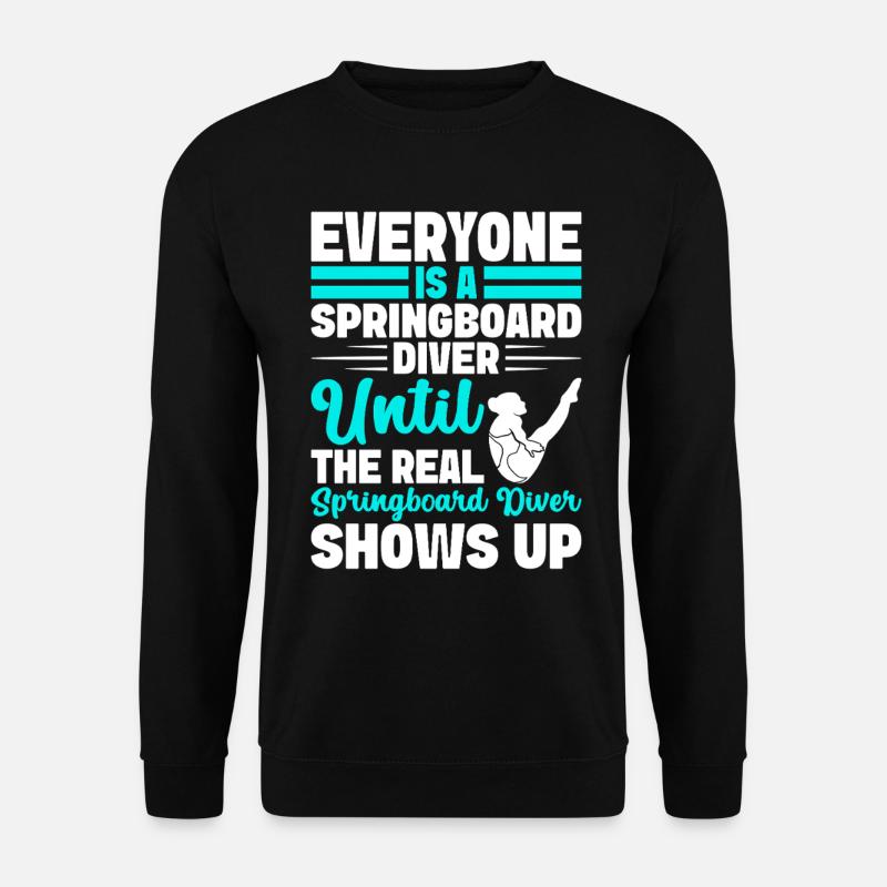 Diving diving board - Unisex Sweatshirt - black