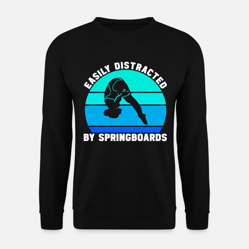 Diving diving board - Unisex Sweatshirt - black