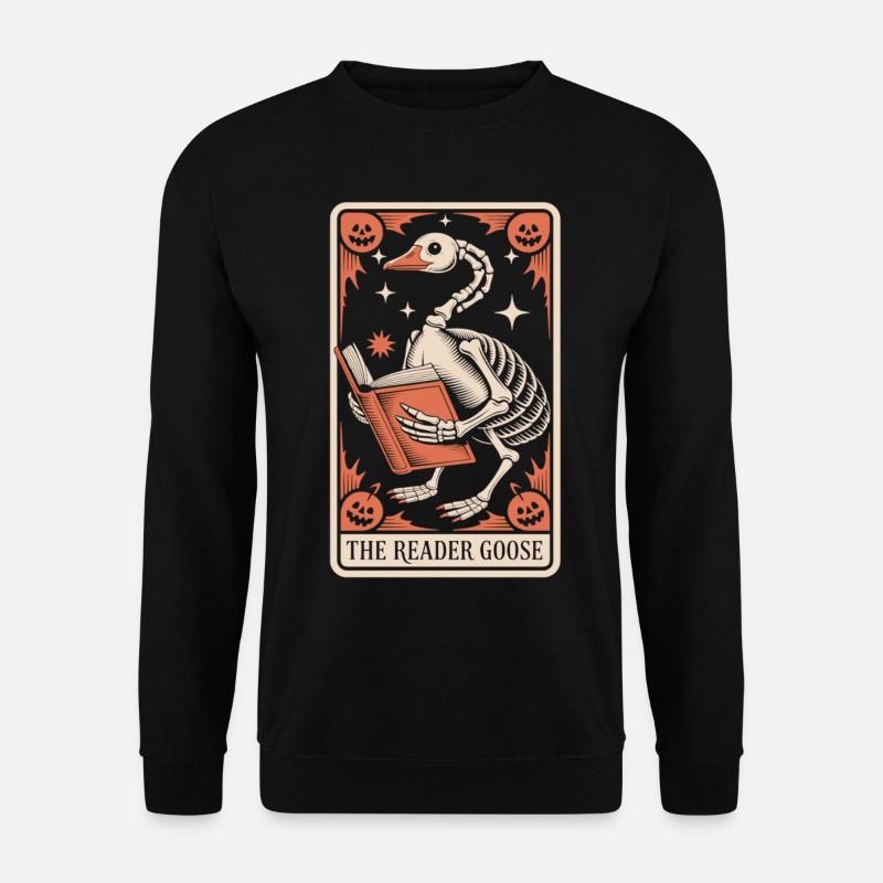 Le T-Shirt Reader Goose - Sweat-shirt Unisexe - noir