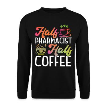 Technicien en pharmacie - Sweat-shirt Unisexe - noir - Devant - Alina (178cm) & Michal (187cm)