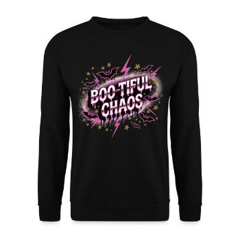Boo-tiful Chaos Chemise d’Halloween - Sweat-shirt Unisexe - noir - Devant - Alina (178cm) & Michal (187cm)