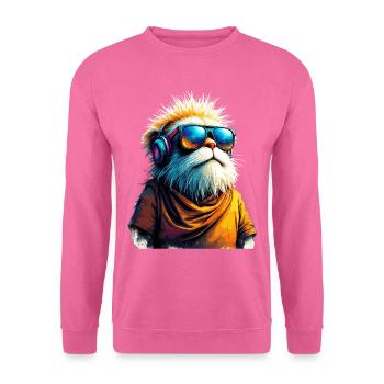 Dj Meerkat with Sunglasses T-Shirt - Unisex Sweatshirt - pink - Front