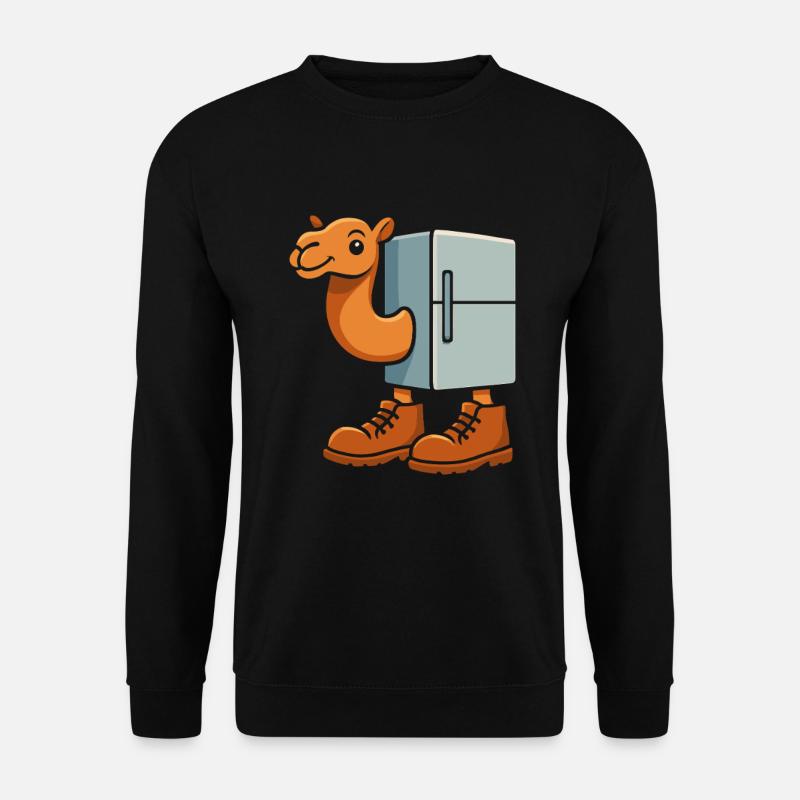 Brainrot Frigo Camelo – Sjov Meme Camel - Unisex sweater - sort