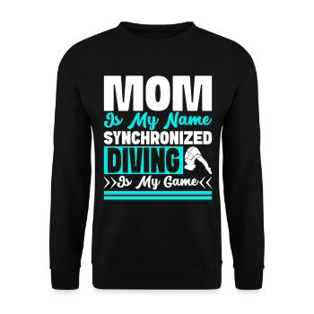 Plongeoir - Sweat-shirt Unisexe - noir - Devant - Alina (178cm) & Michal (187cm)