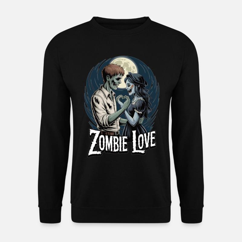 Halloween Couples Shirt - Unisex Sweatshirt - black