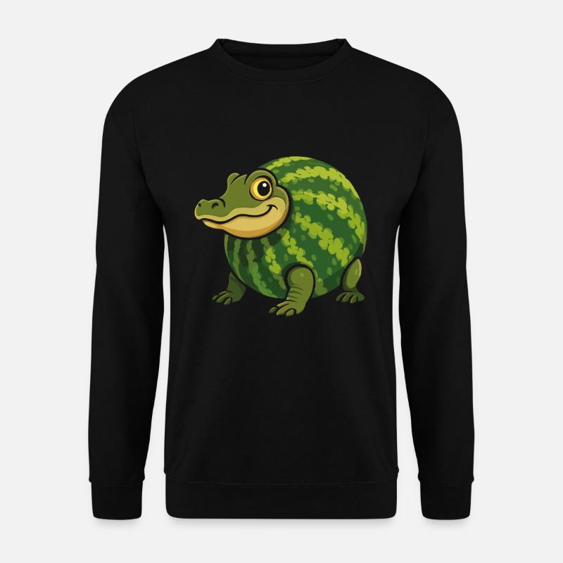 Brainrot Glorbo Fruttodrillo – Funny Meme - Unisex Sweatshirt - black