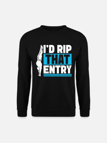 Diving diving board - Unisex Sweatshirt - black