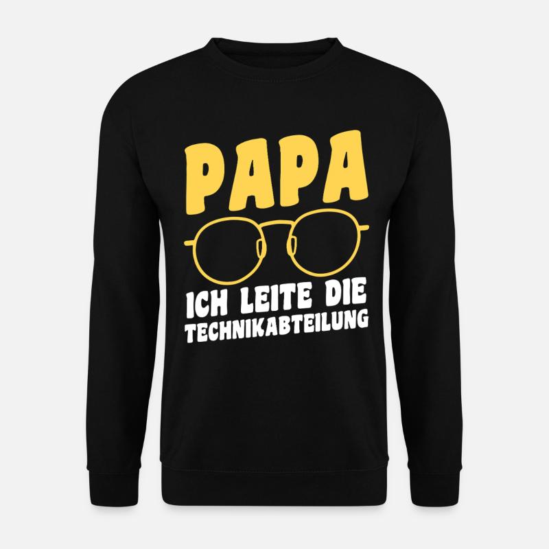 Dad Technician Father - Unisex Sweatshirt - black