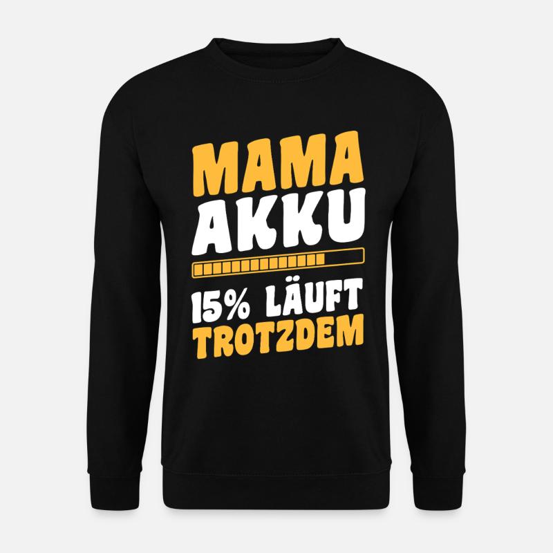 Mère Équipe Maman - Sweat-shirt Unisexe - noir