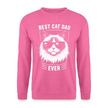 Meilleur motif de papa de chats Ragdoll de tous les temps - Sweat-shirt Unisexe - rose - Devant