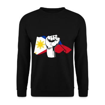 Faust Filipino Philippines - Sweat-shirt Unisexe - noir - Devant - Alina (178cm) & Michal (187cm)