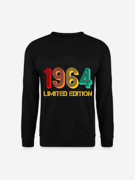 1964 Limited Edition Geburtsjahr 1964 Geschenkidee - Unisex Pullover - Schwarz