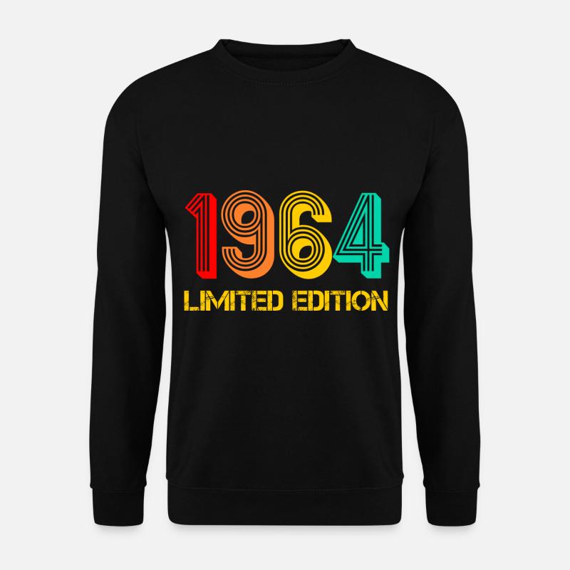 1964 Limited Edition Geburtsjahr 1964 Geschenkidee - Unisex Pullover - Schwarz
