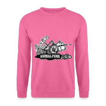 SteamPunk Watches AnimalPunk - Unisex Sweatshirt - pink - Front