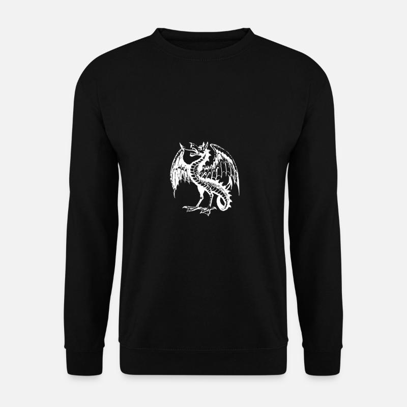 Drache - Unisex Pullover - Schwarz