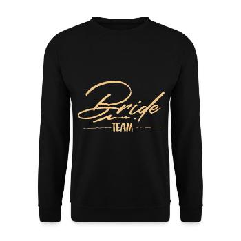 Équipe Bride - Sweat-shirt Unisexe - noir - Devant - Alina (178cm) & Michal (187cm)