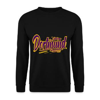 Dortmund - Sweat-shirt Unisexe - noir - Devant - Alina (178cm) & Michal (187cm)