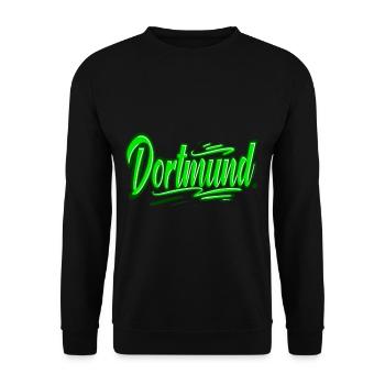 Dortmund - Sweat-shirt Unisexe - noir - Devant - Alina (178cm) & Michal (187cm)