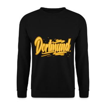 Dortmund - Sweat-shirt Unisexe - noir - Devant - Alina (178cm) & Michal (187cm)