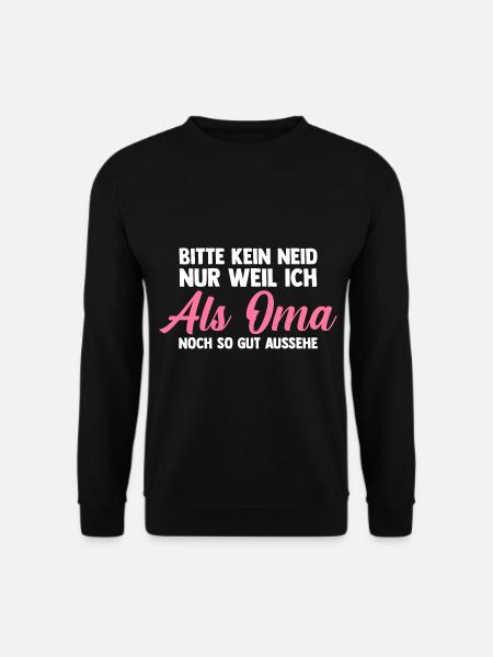 Großmutter Großmama Omi Oma - Unisex Pullover - Schwarz