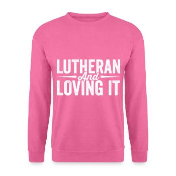 Retro-Lutheran Religion Confirmation - Unisex Sweatshirt - pink - Front
