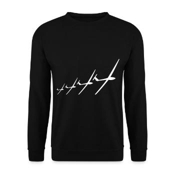 Planeurs Planeurs Planeurs - Sweat-shirt Unisexe - noir - Devant - Alina (178cm) & Michal (187cm)