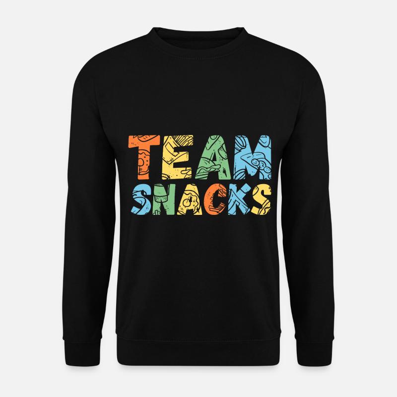 Team Snacks - Unisex Pullover - Schwarz