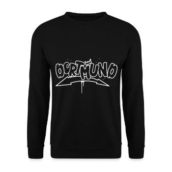 Dortmund Graffiti - Sweat-shirt Unisexe - noir - Devant - Alina (178cm) & Michal (187cm)