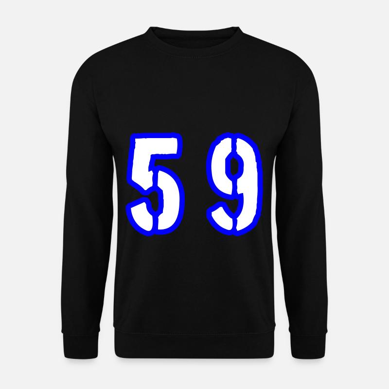 59 Zahl Symbol - Unisex Pullover - Schwarz