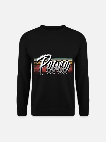Peace - Unisex Sweatshirt - black