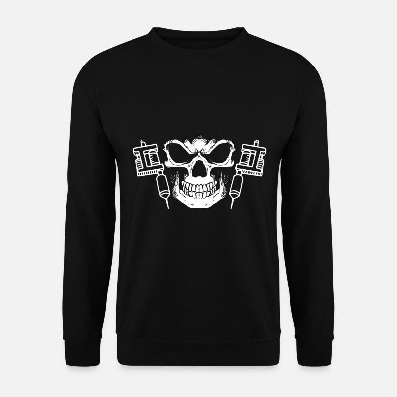 Totenkopf Tattoo - Unisex Pullover - Schwarz